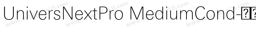 UniversNextPro MediumCond字体转换
